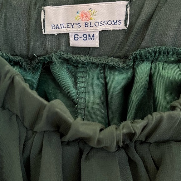 Bailey’s Blossom Holiday/Christmas Skirt & Leotard Set/Outfit — 6-9 Mo - Picture 6 of 13